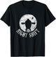 BBQ Barbeque Grilling Funny Night Shift Grill Big Egg Smoker T-Shirt - T-Shirt | Black