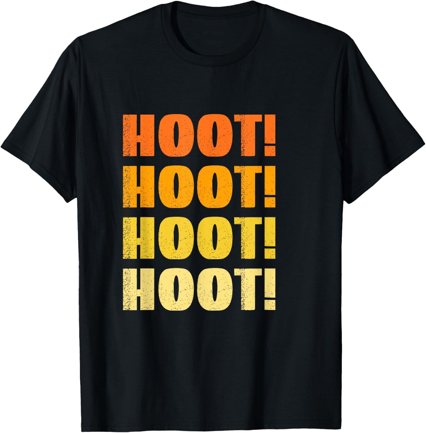 What A Hoot, I'm A Hoot, Hooting Owl T-Shirt - T-Shirt | Black