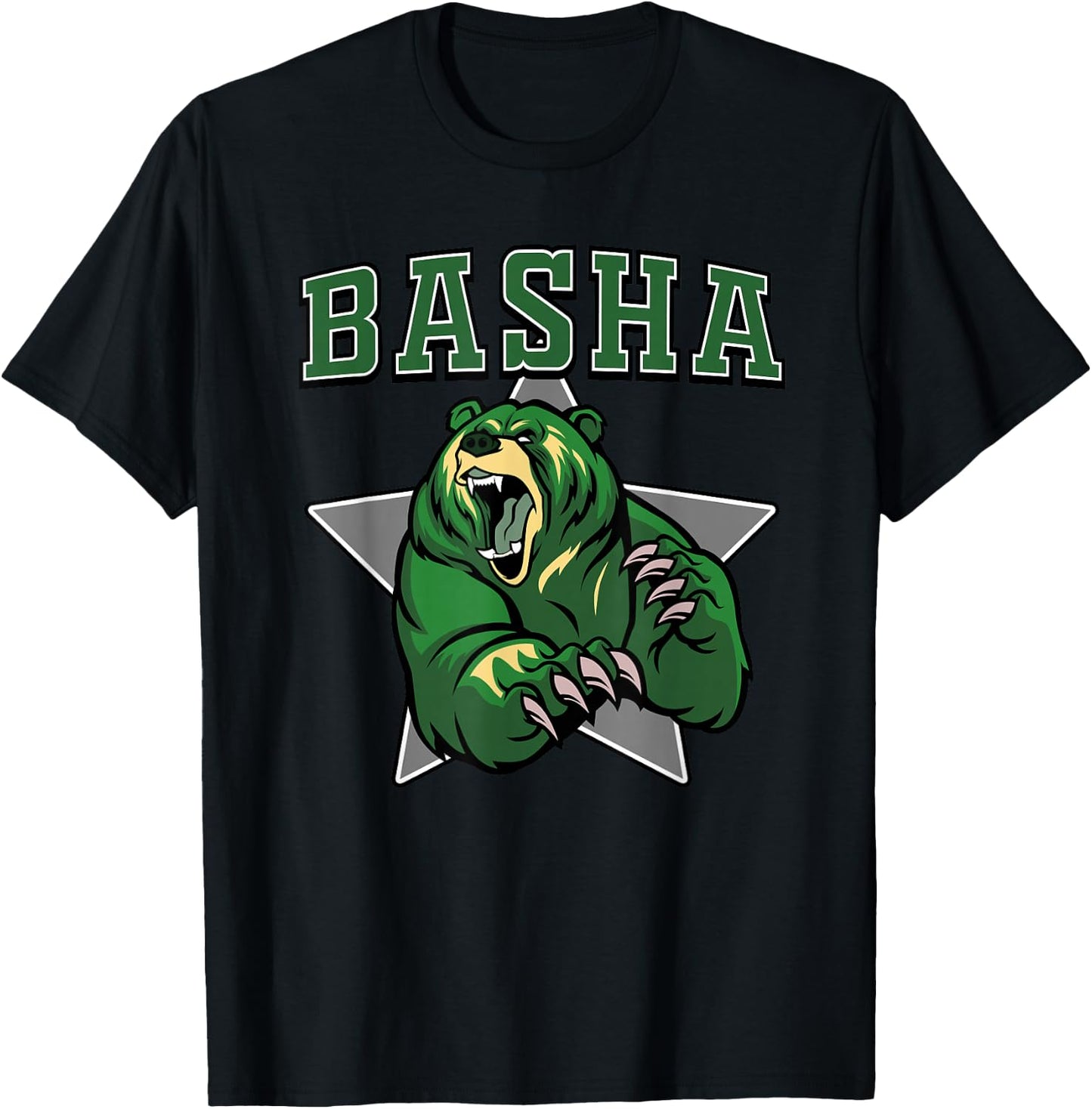 Basha Bears High School Team Spirit T-Shirt - T-Shirt | Black