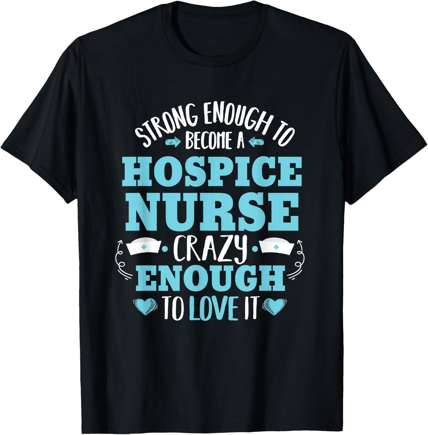 Strong Hospice Nurse Proud Registered Nursing Women T-Shirt - T-Shirt | Black