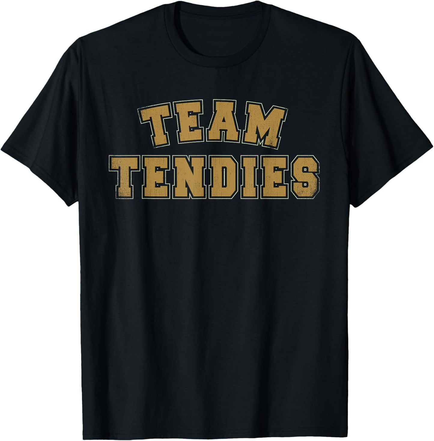 Team Tendies Chicken Tenders and Chickie Nuggie Lovers T-Shirt - T-Shirt | Black