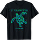 Clearwater Florida Sea Turtle Vacation Souvenir Boys Girls T-Shirt - T-Shirt | Black