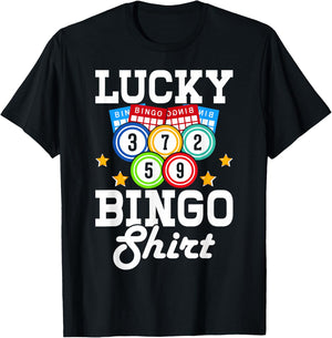Lucky Bingo shirt T-Shirt - T-Shirt | Black