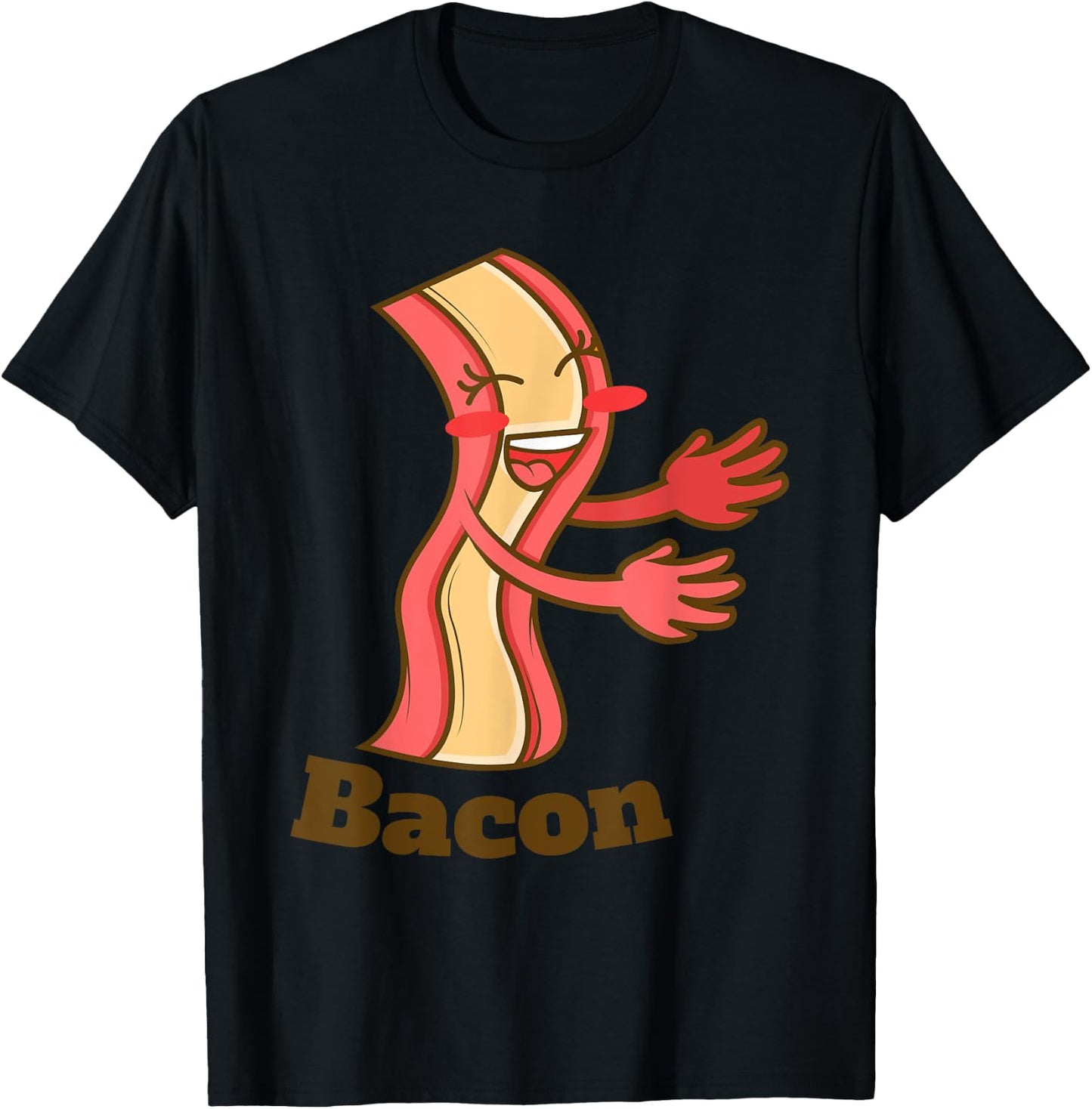 Funny BACON And Egg Duo Valentines Halloween Simple Costume T-Shirt - T-Shirt | Black