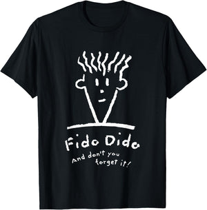 Fido Dido Face Don't You Forget It T-Shirt - T-Shirt | Black