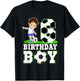 6 Year Old Birthday Soccer 6th Birthday Boy T-Shirt - T-Shirt | Black