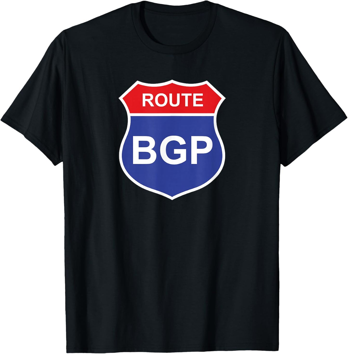 BGP Funny Network Engineer Geeky Nerd T-Shirt - T-Shirt | Black