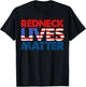 Redneck Matter American USA Flag 4th of July Patriotic T-Shirt - T-Shirt | Black
