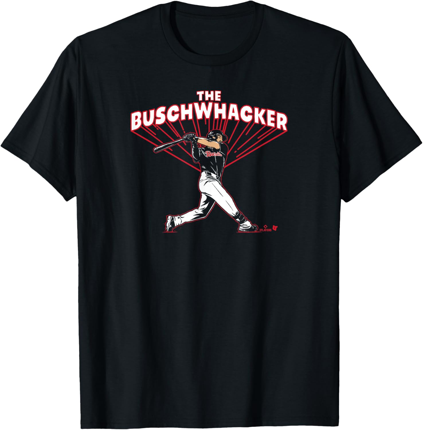 Michael Busch - Buschwhacker - Chicago Baseball T-Shirt - T-Shirt | Black