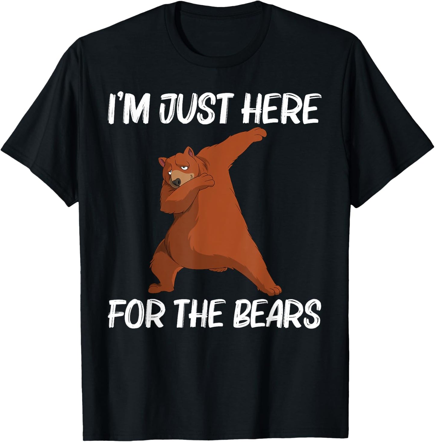 Funny Bear Gift Women Bear Mammal Animal T-Shirt - T-Shirt | Black