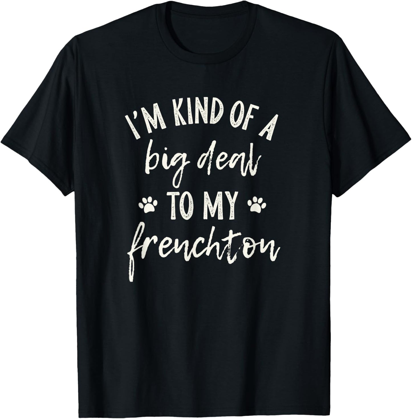 Frenchton Gifts - Cute Frenchton Dog , Black, Women's, Adult, Short Sleeve, , Small T-Shirt - T-Shirt | Black