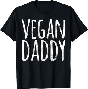 Funny Easy Lazy Halloween VEGAN DADDY COSTUME Matching T-Shirt - T-Shirt | Black