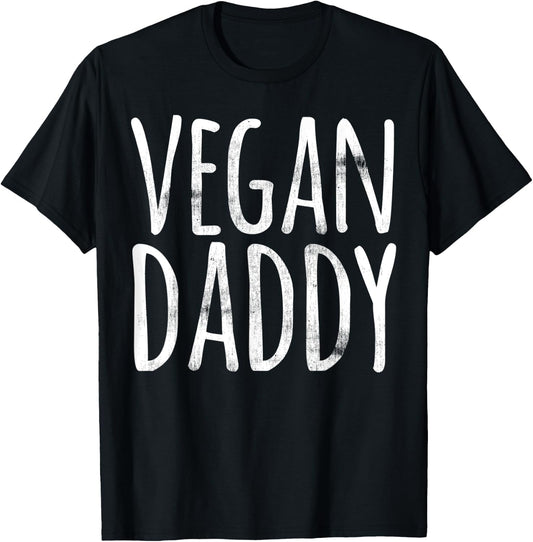 Funny Easy Lazy Halloween VEGAN DADDY COSTUME Matching T-Shirt - T-Shirt | Black