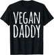 Funny Easy Lazy Halloween VEGAN DADDY COSTUME Matching T-Shirt - T-Shirt | Black