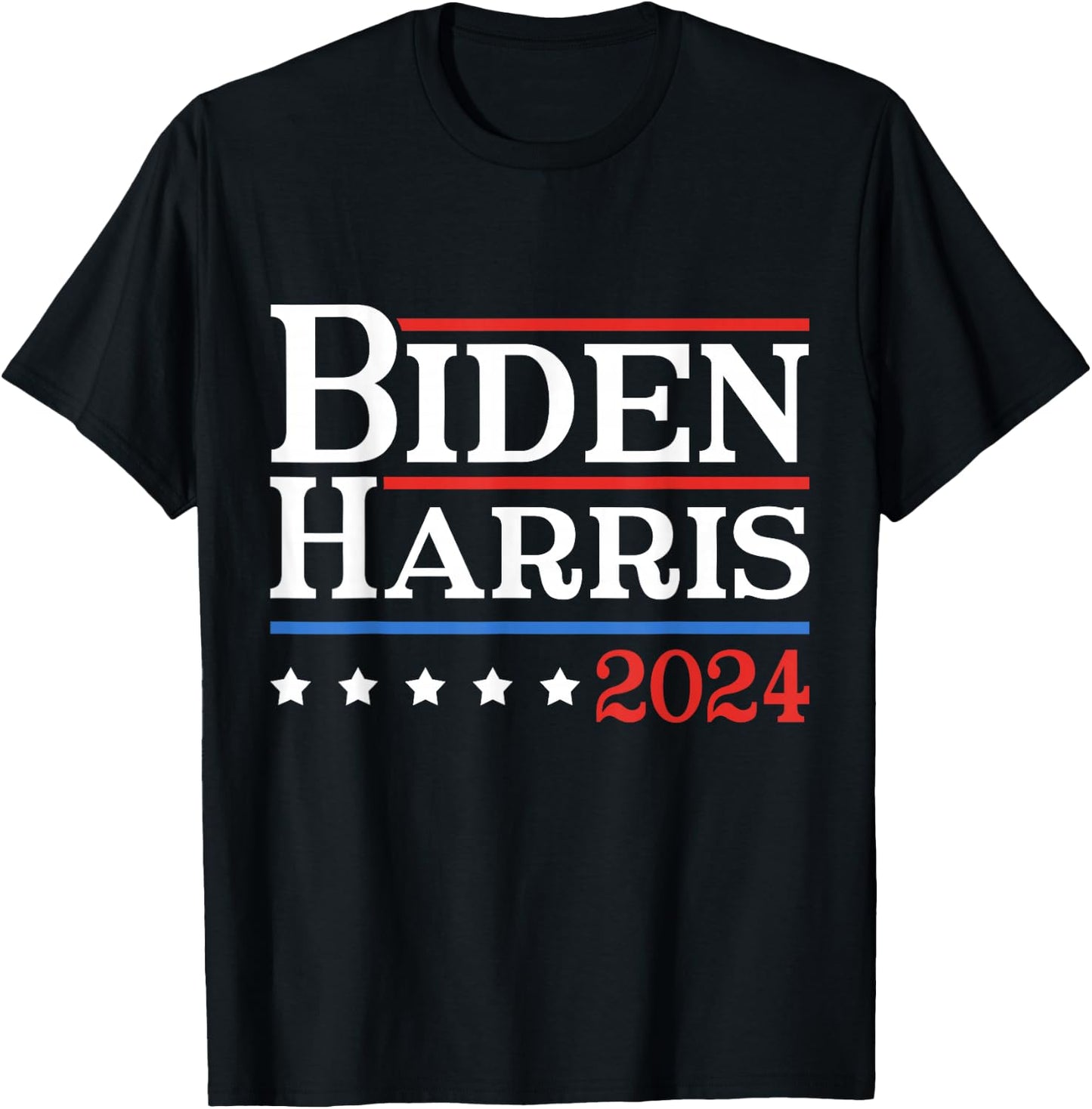 2024 Kamala Harris Joe Biden T-Shirt - T-Shirt | Black