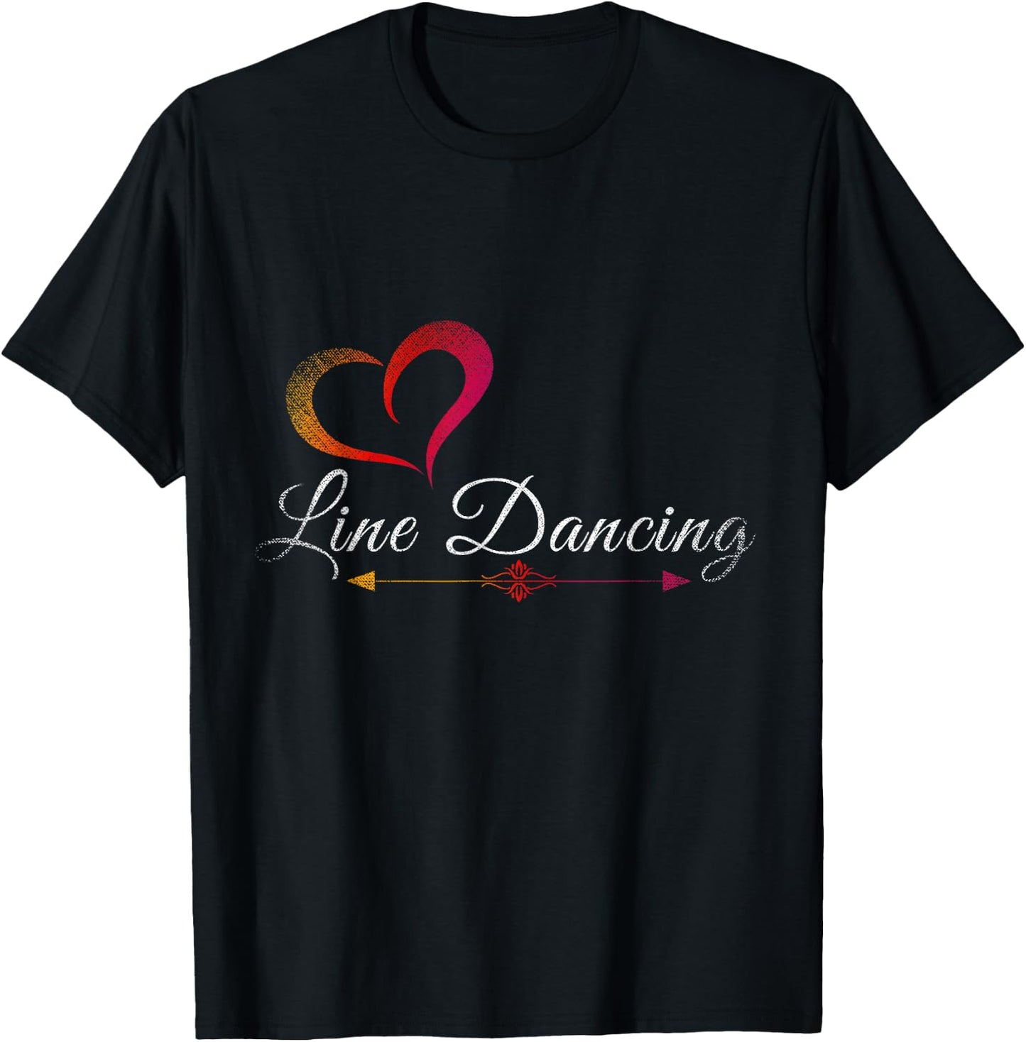 Line Dance Cowboy Line Dancing T-Shirt - T-Shirt | Black
