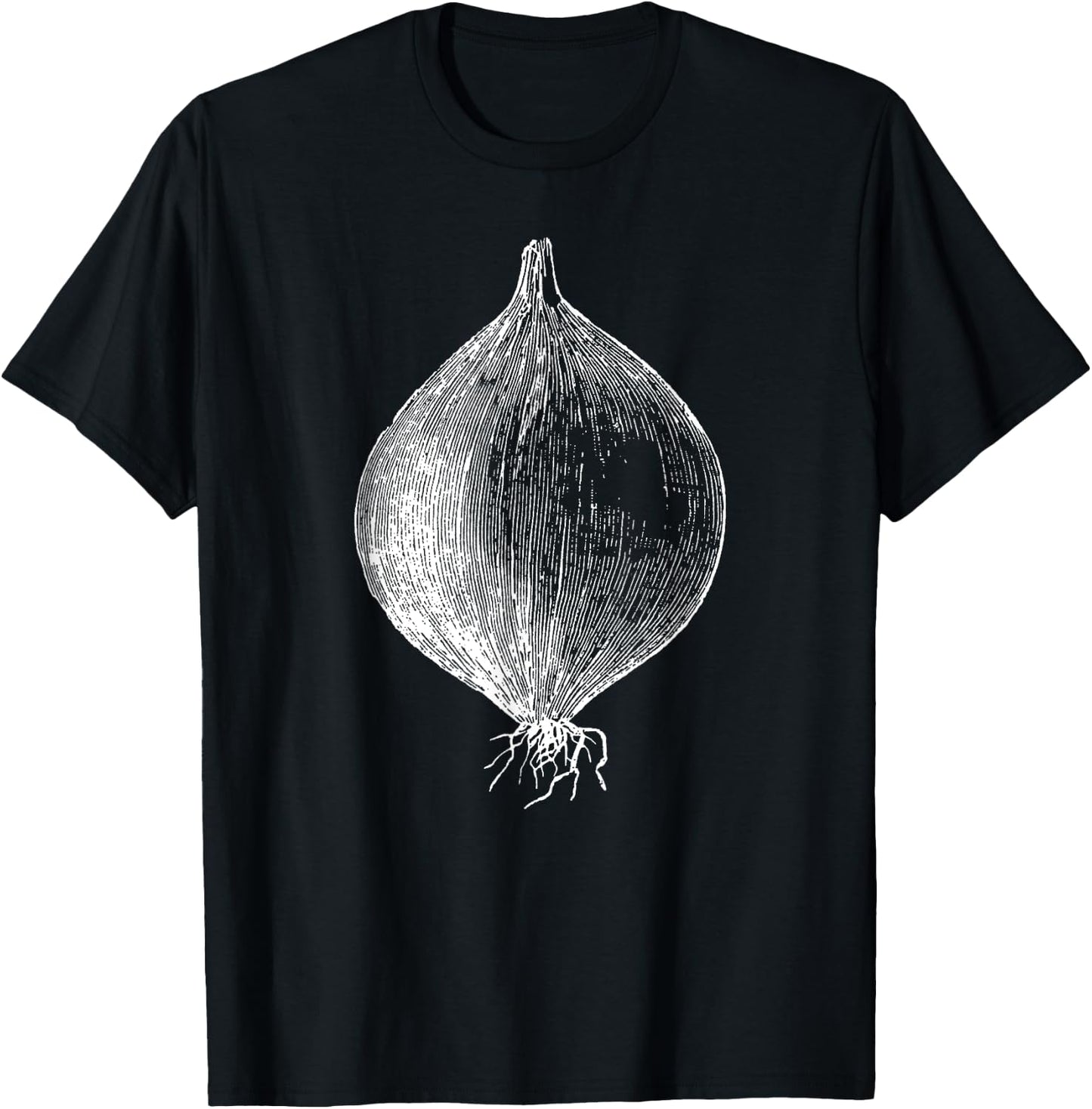 Retro Vintage Vegetable Onion Gift T-Shirt - T-Shirt | Black