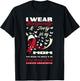 I Wear Burgundy & Ivory For My Mom Oral Head Neck Cancer T-Shirt - T-Shirt | Black