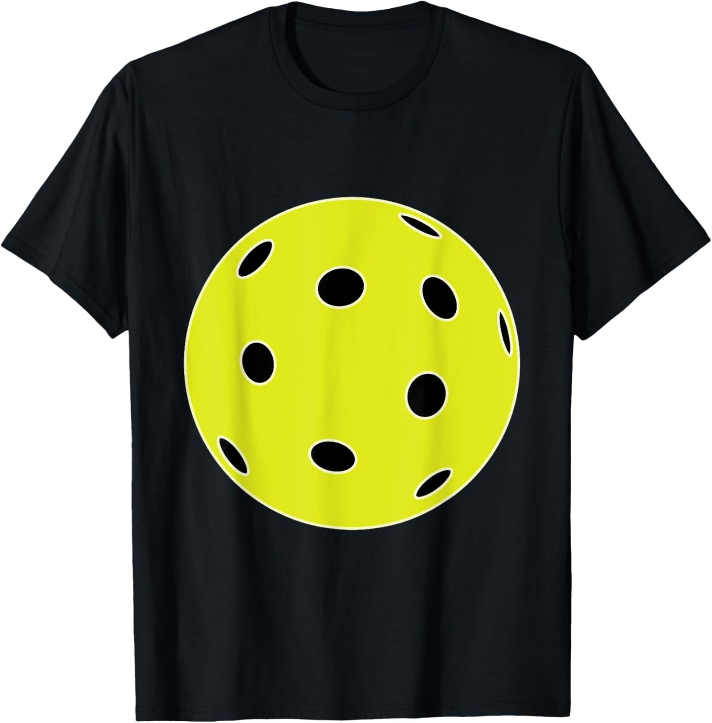Pretend I'm A Pickleball, Funny Easy Costume For Halloween T-Shirt - T-Shirt | Black