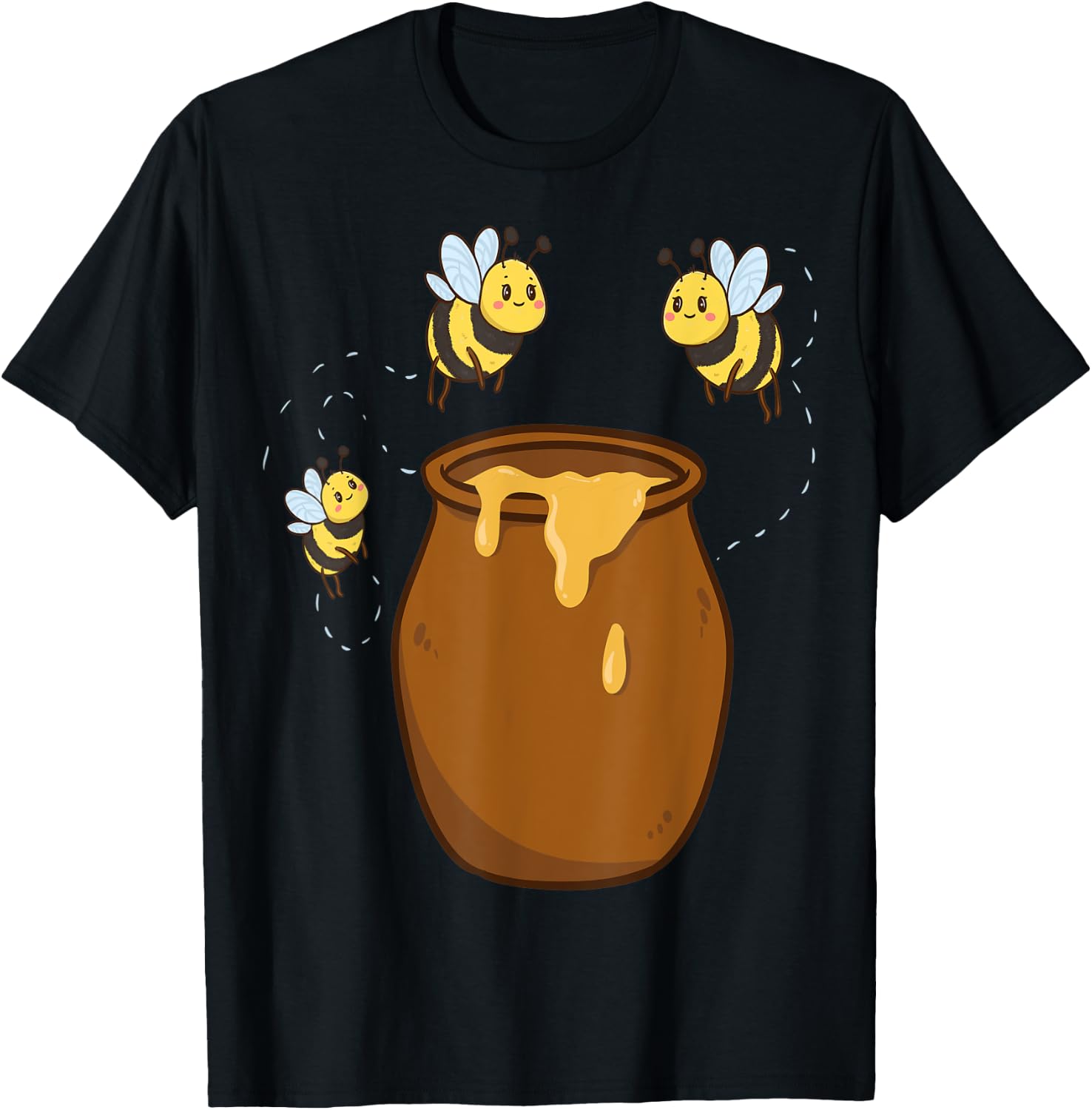 Wild Bees Honeypot Child Bumble Bee Bee Beekeeper Honey Bee T-Shirt - T-Shirt | Black