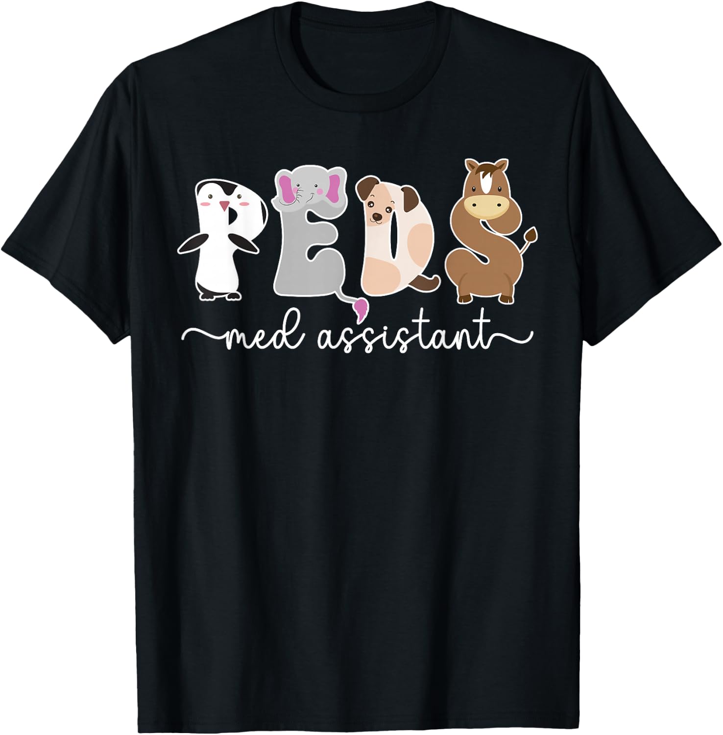 Peds Medical Assistant Boho Pediatric Medical Assistant T-Shirt - T-Shirt | Black