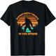 Retro Bigfoot Doesn't Believe In You Either Shirt Sasquatch T-Shirt - T-Shirt | Black