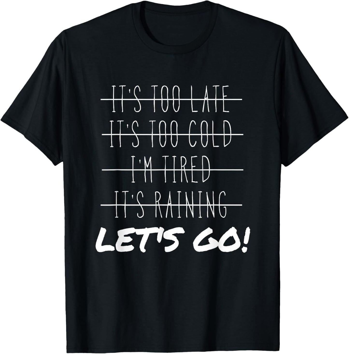 Funny Motivational Disciplines Workout No Excuses Men Women T-Shirt - T-Shirt | Black