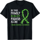 In This Family Nobody Fights Alone Organ Donation T-Shirt - T-Shirt | Black