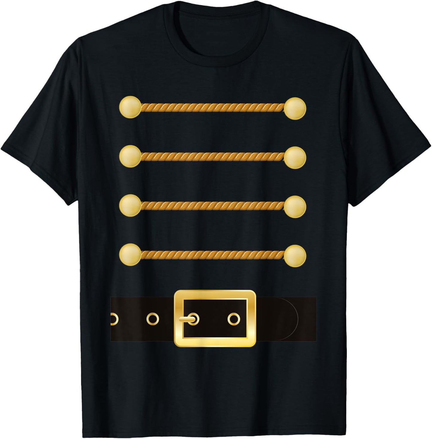 Nutcracker Character Soldier Costume Uniform Funny Christmas T-Shirt - T-Shirt | Black