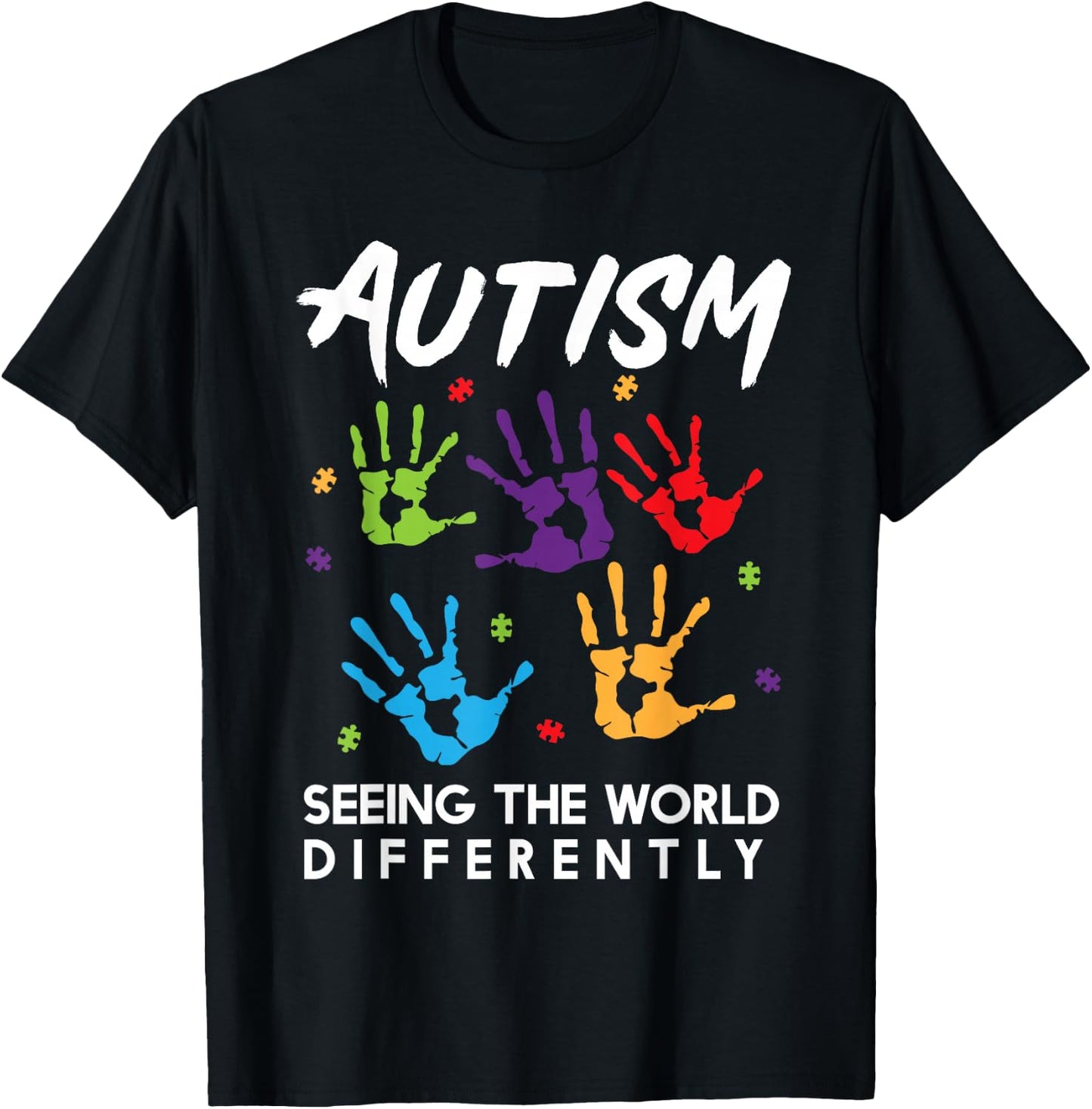 Autism Patience I Have Autism Gift Autistic T-Shirt - T-Shirt | Black