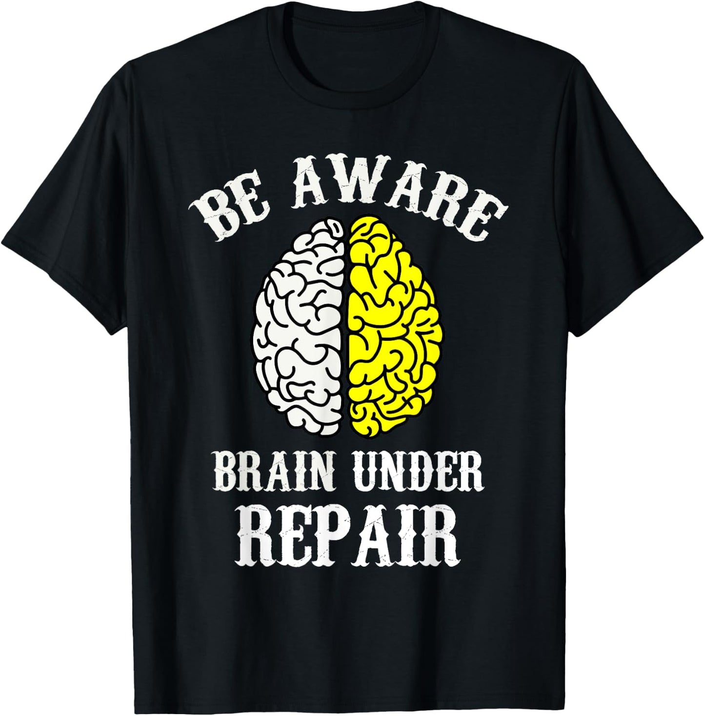 Funny Concussion PCS Warrior Awareness Support Gift T-Shirt - T-Shirt | Black
