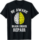 Funny Concussion PCS Warrior Awareness Support Gift T-Shirt - T-Shirt | Black