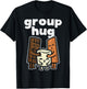 Group Hug Marshmallow Smore Funny Camping Pun Camper Family T-Shirt - T-Shirt | Black
