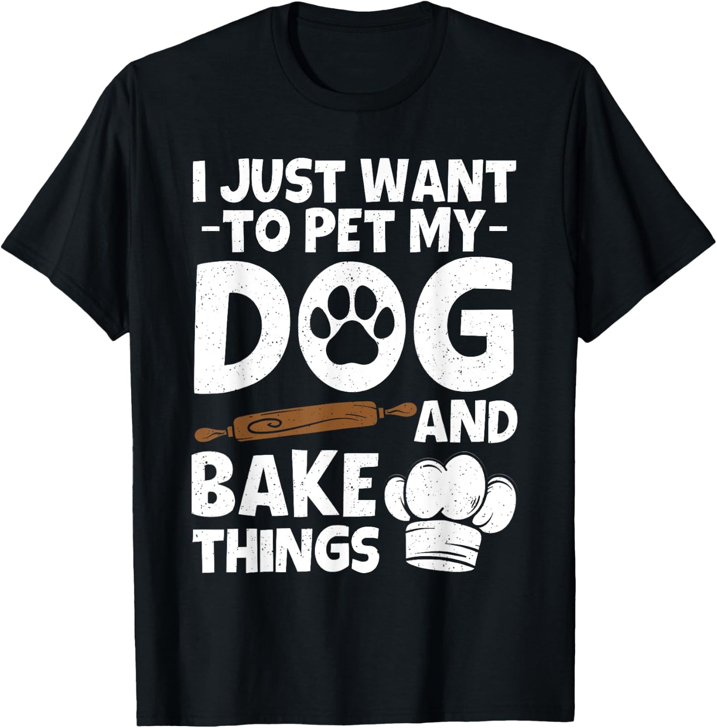 Cute Baking Design Women Pastry Bake Baker Baking T-Shirt - T-Shirt | Black
