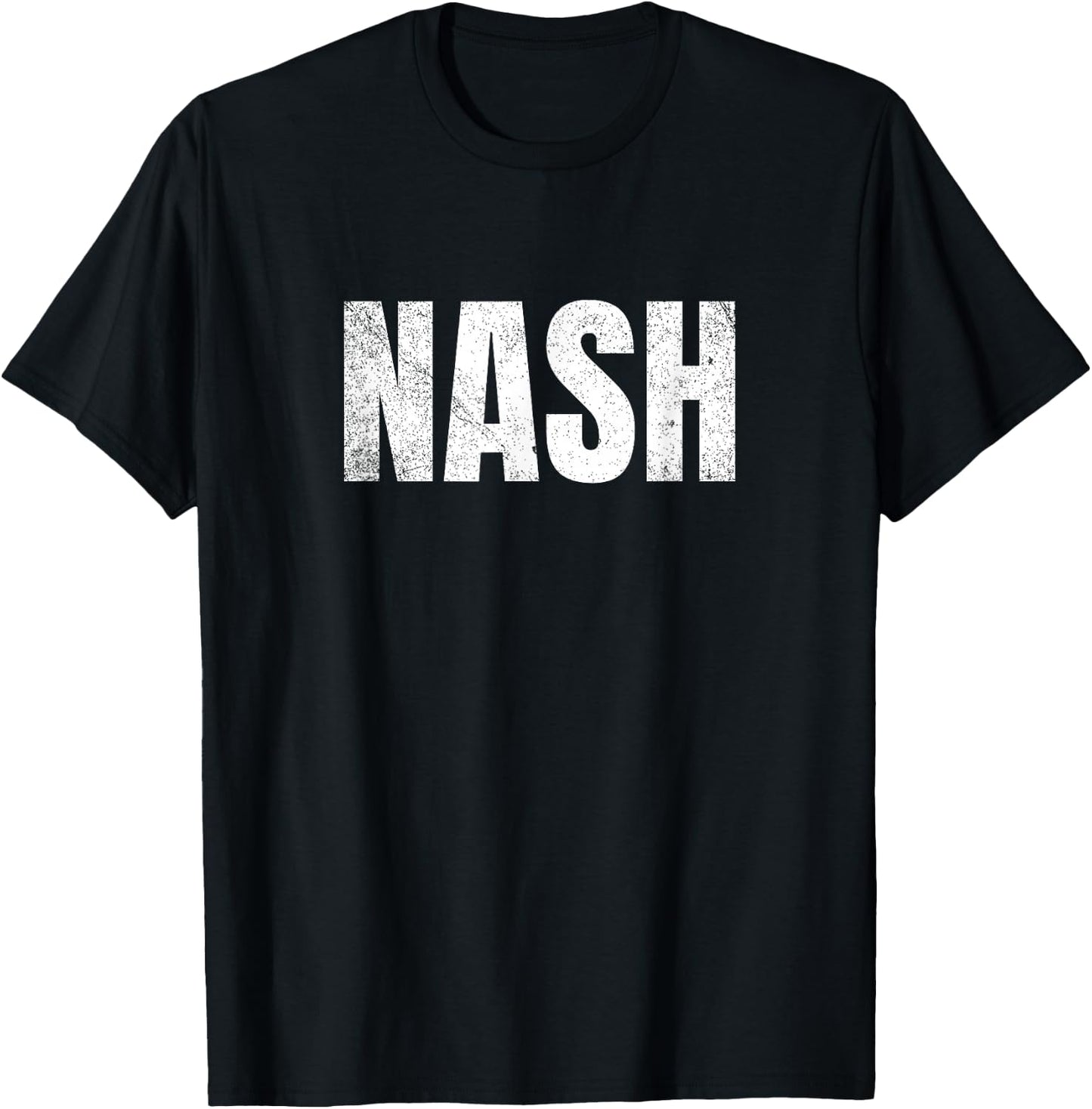 Nashville Tennessee - Classic Nash Block Text T-Shirt - T-Shirt | Black