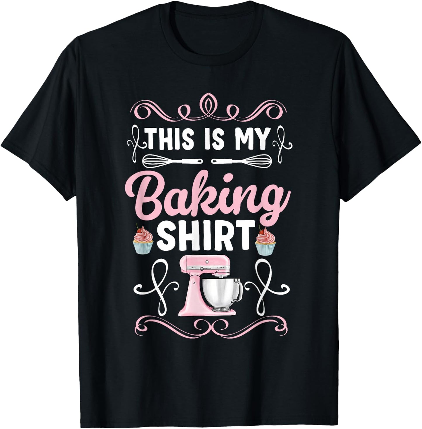 Funny Cupcake & Cookie Baking Crew Love Bakers T-Shirt - T-Shirt | Black