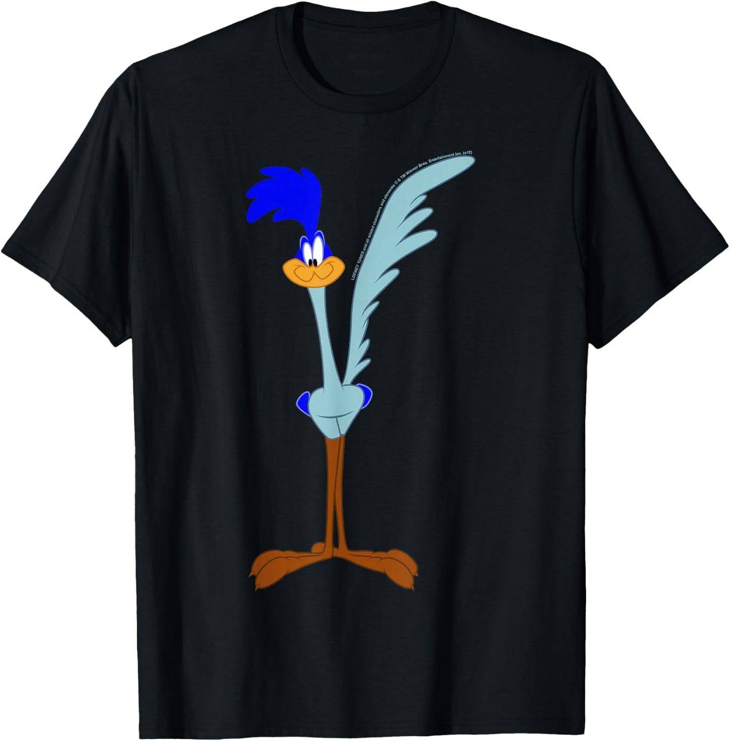 Looney Tunes Road Runner Simple Portrait T-Shirt - T-Shirt | Black