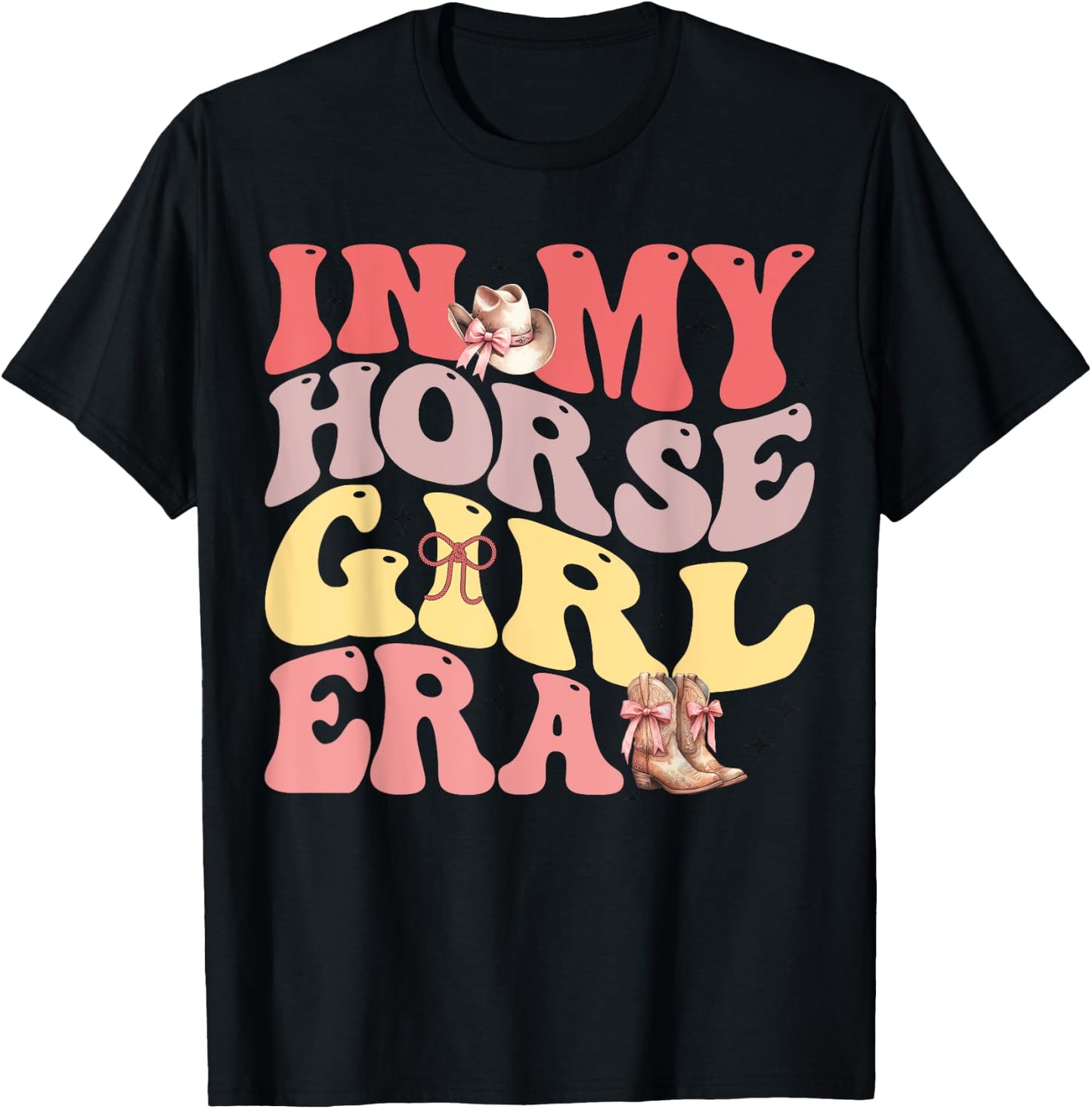 In My Horse Girl Era T-Shirt - T-Shirt | Black