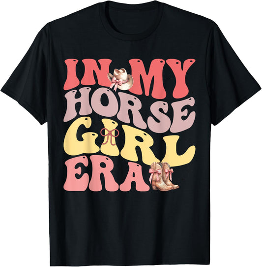 In My Horse Girl Era T-Shirt - T-Shirt | Black