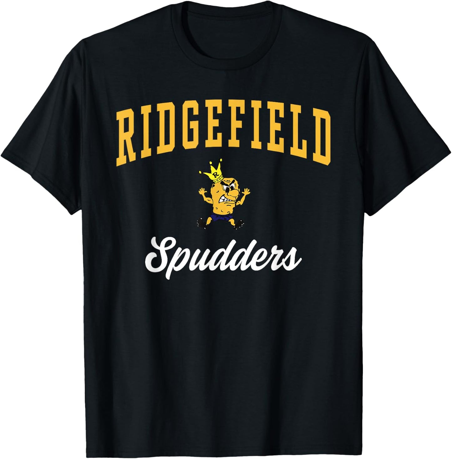 Ridgefield High School Spudders T-Shirt - T-Shirt | Black