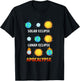 Solar Eclipse Lunar Eclipse Apocalypse Funny Eclipse T-Shirt - T-Shirt | Black