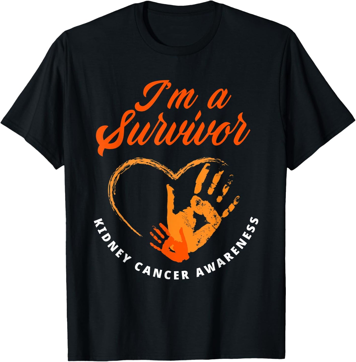 I'm A Survivor Kidney Cancer Awareness T-Shirt - T-Shirt | Black