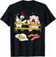 Cute Police Line Do Not Cross | Funny Chicken Pig Eater Gift T-Shirt - T-Shirt | Black