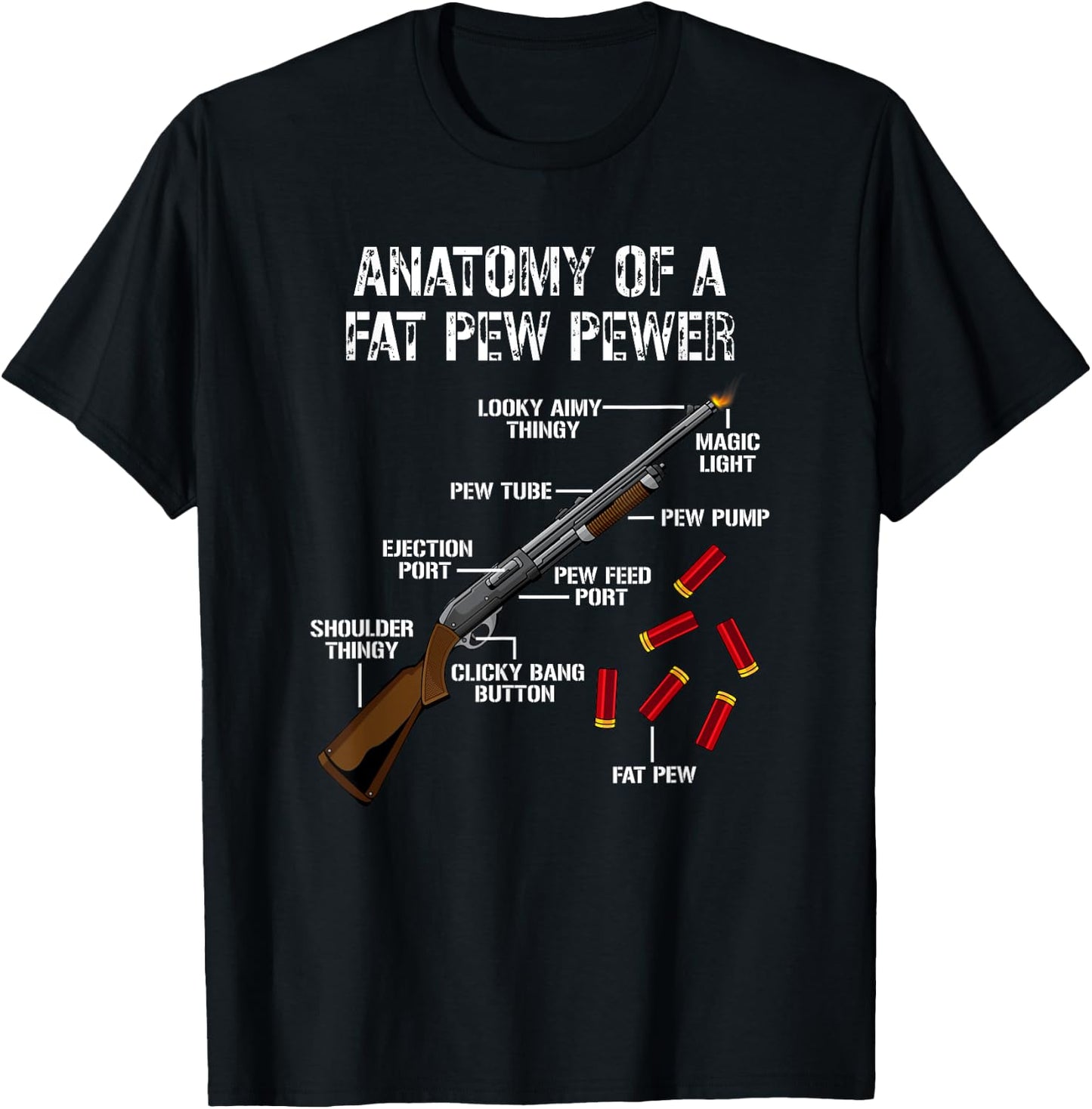 Sporting Clays -Clay Target Shooting -Trap Shooting -Shotgun T-Shirt - T-Shirt | Black