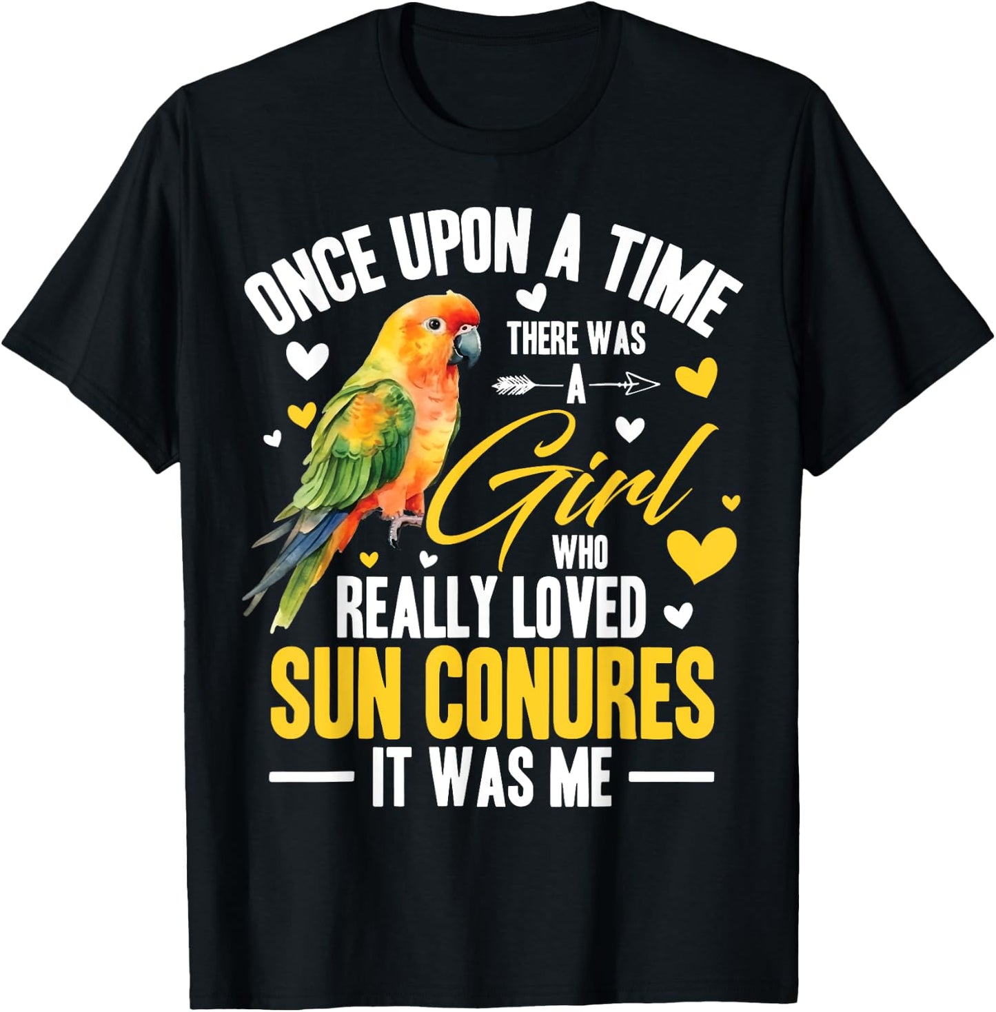 Sun Conure Doll Sun Conure Calendar Sun Conures Sunconure T-Shirt - T-Shirt | Black