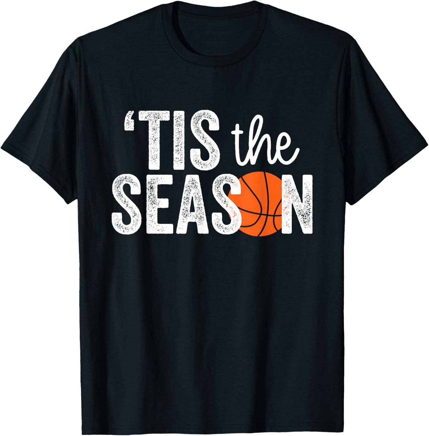 Tis the Season | Basketball Player T-Shirt - T-Shirt | Black