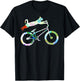 Cat On BMX Bike Kitten Lover Bike Cycling Bicycle Gift T-Shirt - T-Shirt | Black