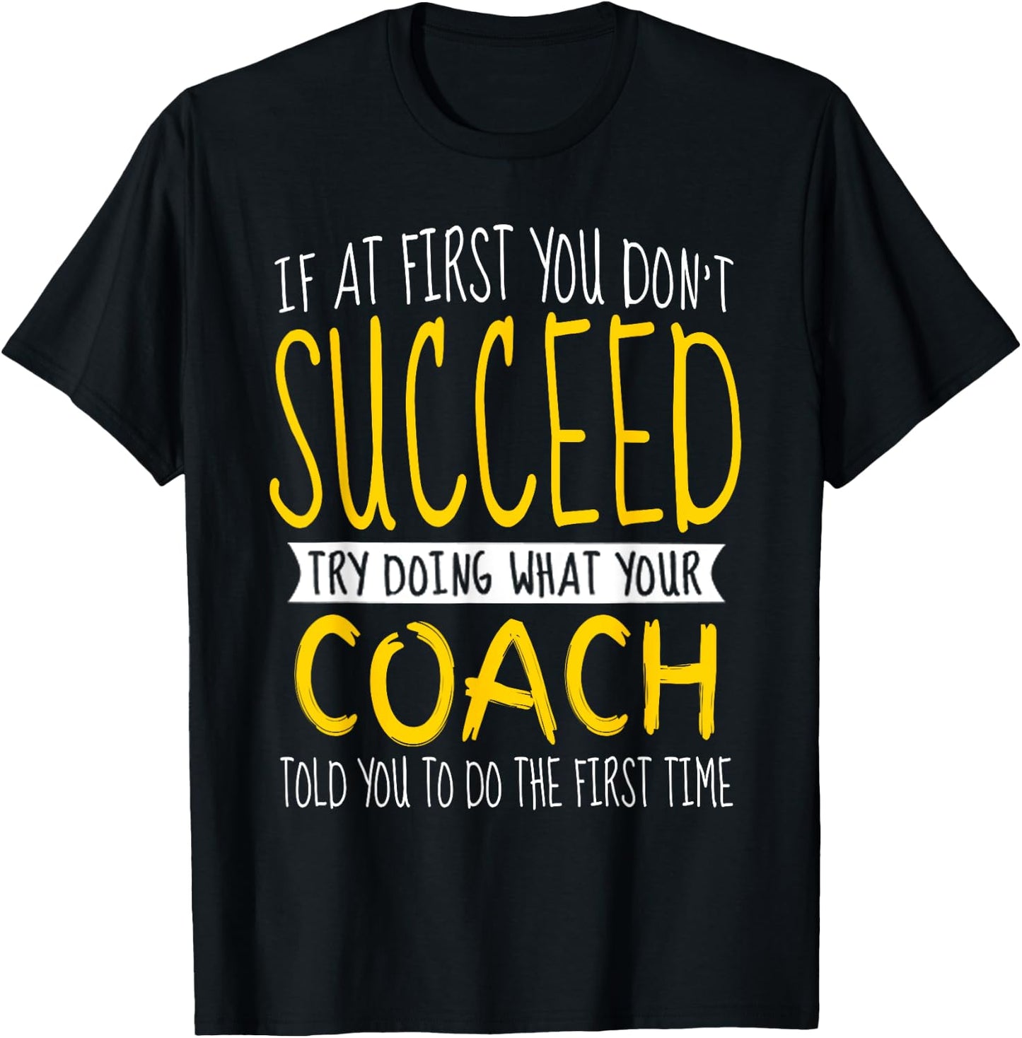 Funny Coach Thank You Appreciation Gifts T-Shirt - T-Shirt | Black