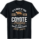 Coyote Hunting Trapping Hunter Season T-Shirt - T-Shirt | Black