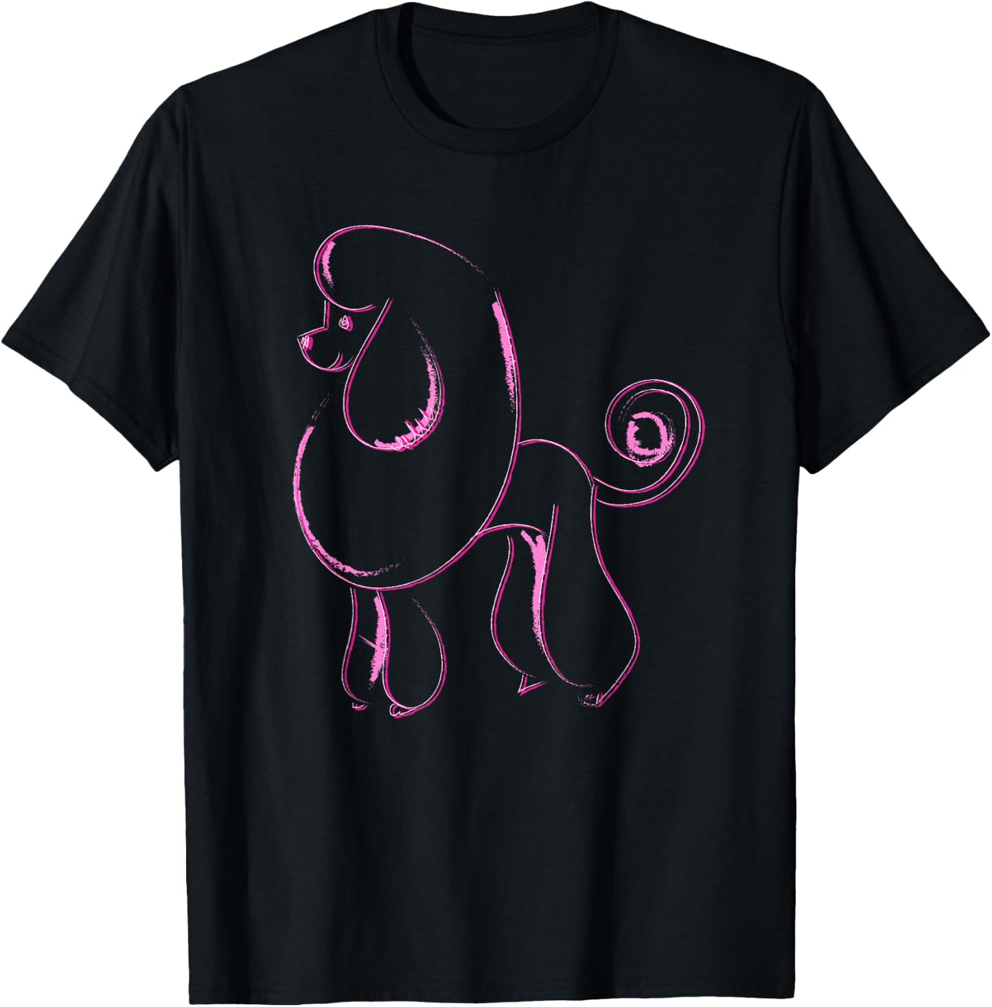 Dog Lover Gifts Poodle Women's Cool Poodle Dog Men's T-Shirt - T-Shirt | Black